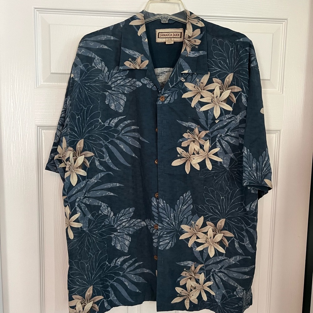 Tommy Bahama Blue Floral Men's Shirt
